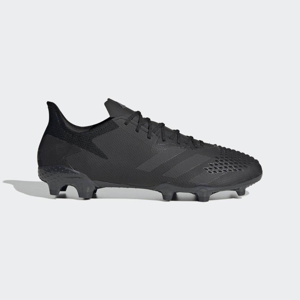 Ghete Fotbal Adidas Predator 20.2 Firm Ground Dama Romania - Negrii/Gri EF1630